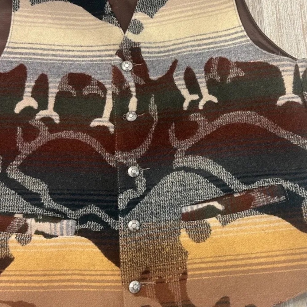 Pendleton vintage early 70s Tantanka vest extraordinary condition. Unisex. - Picture 4 of 15